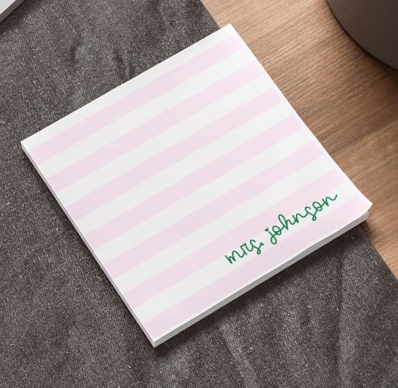 Personalized Sticky Notes Custom Sticky Notes Personalized Notepad Personalized Post it Note Custom Notepad for Business Logo Custom Post-It