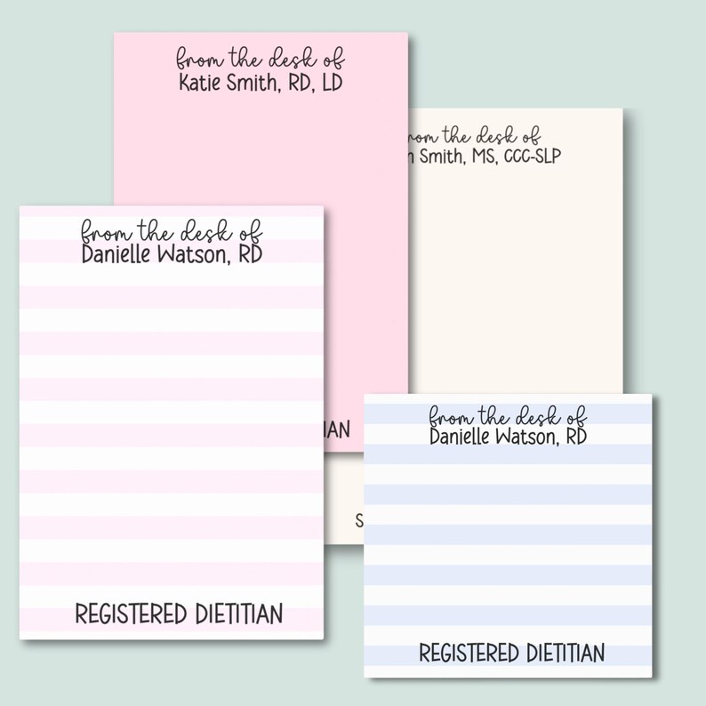 Custom Dietitian Gift for Dietitian RD Gift Masters in Dietetics Preceptor Gift Nutritionist Gift for Graduation Post it Note for CDCES Note imagem 5
