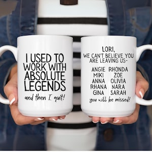 Coworker Leaving Gift Farewell Gift for Coworker Good Bye Gift for Coworker Retirement Gift for Women I Used To Work With Legend Boss Retire