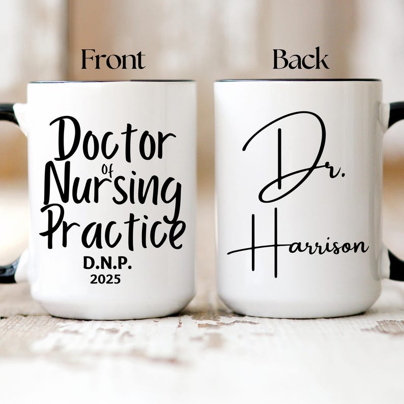 DNP Graduation Gift Nurse Practitioner Graduation Gifts Doctorate Graduation Doctor of Nurse Practitioner DNP Mug CNP Gift Gift for Dnp image 8