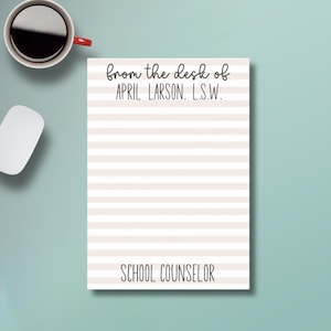 Gifts for Social Worker MSW Gift Social Worker BSW Customize Social Work Post It Sticky Social Worker Month Social Worker Notepad