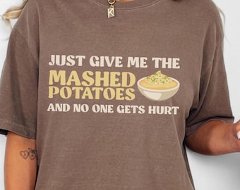 Potato Lover Shirt Koolhydraten Load Shirt Potato Queen Thanksgiving Shirt Oogst Shirt Aardappel T-shirt Aardappel cadeau voor een aardappelliefhebber