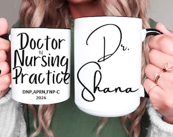 DNP Graduation Gift Nurse Practitioner Graduation Gifts Doctorate Graduation Doctor of Nurse Practitioner DNP Mug cnp Gift DNP Gift