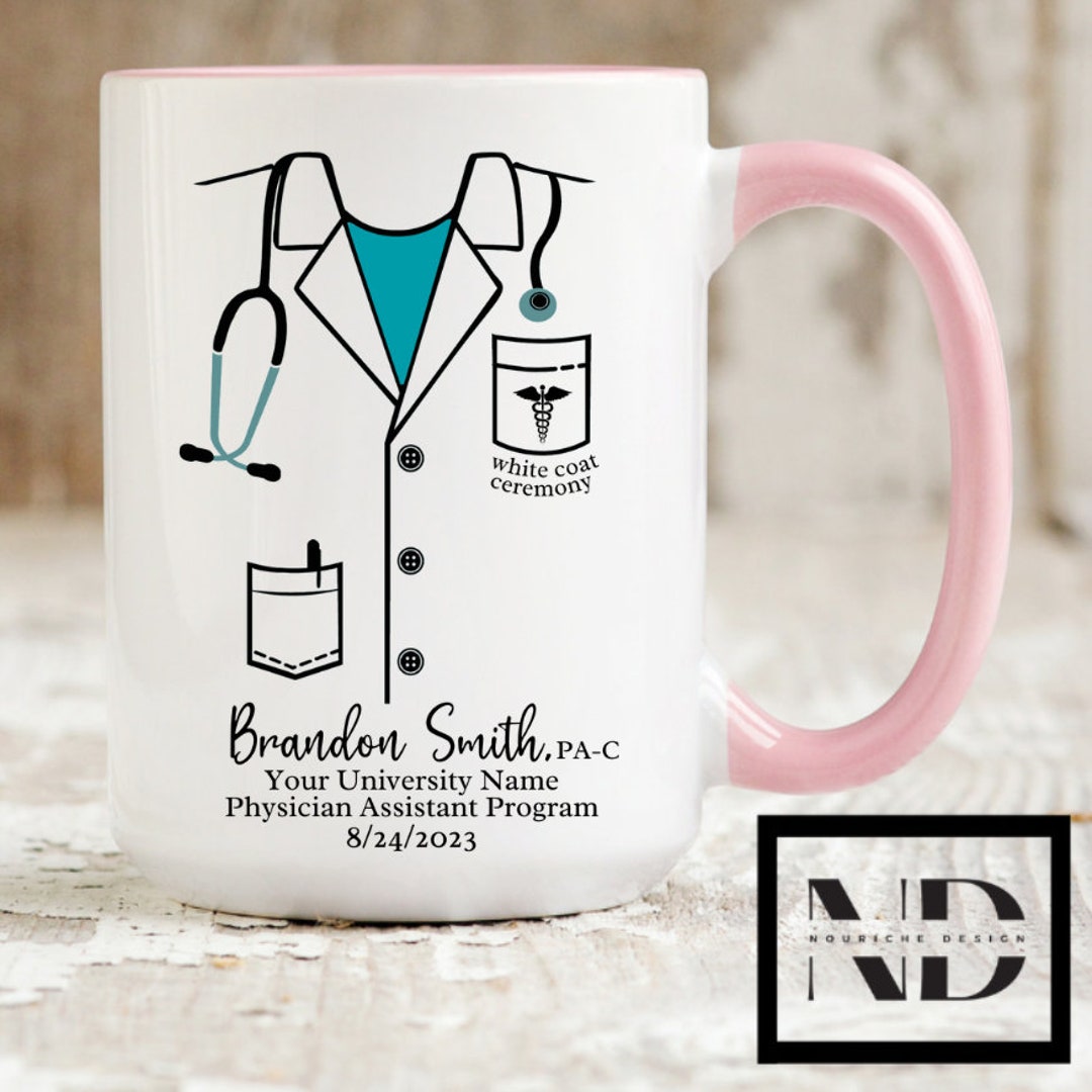 White Coat Ceremony Physician Assistant First White Coat PA Etsy