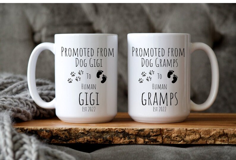 Promoted From Dog Grandparents to Human Grandparents New Etsy