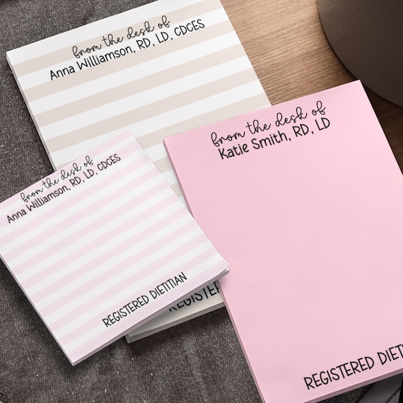 Custom Dietitian Gift for Dietitian RD Gift Masters in Dietetics Preceptor Gift Nutritionist Gift for Graduation Post it Note for CDCES Note