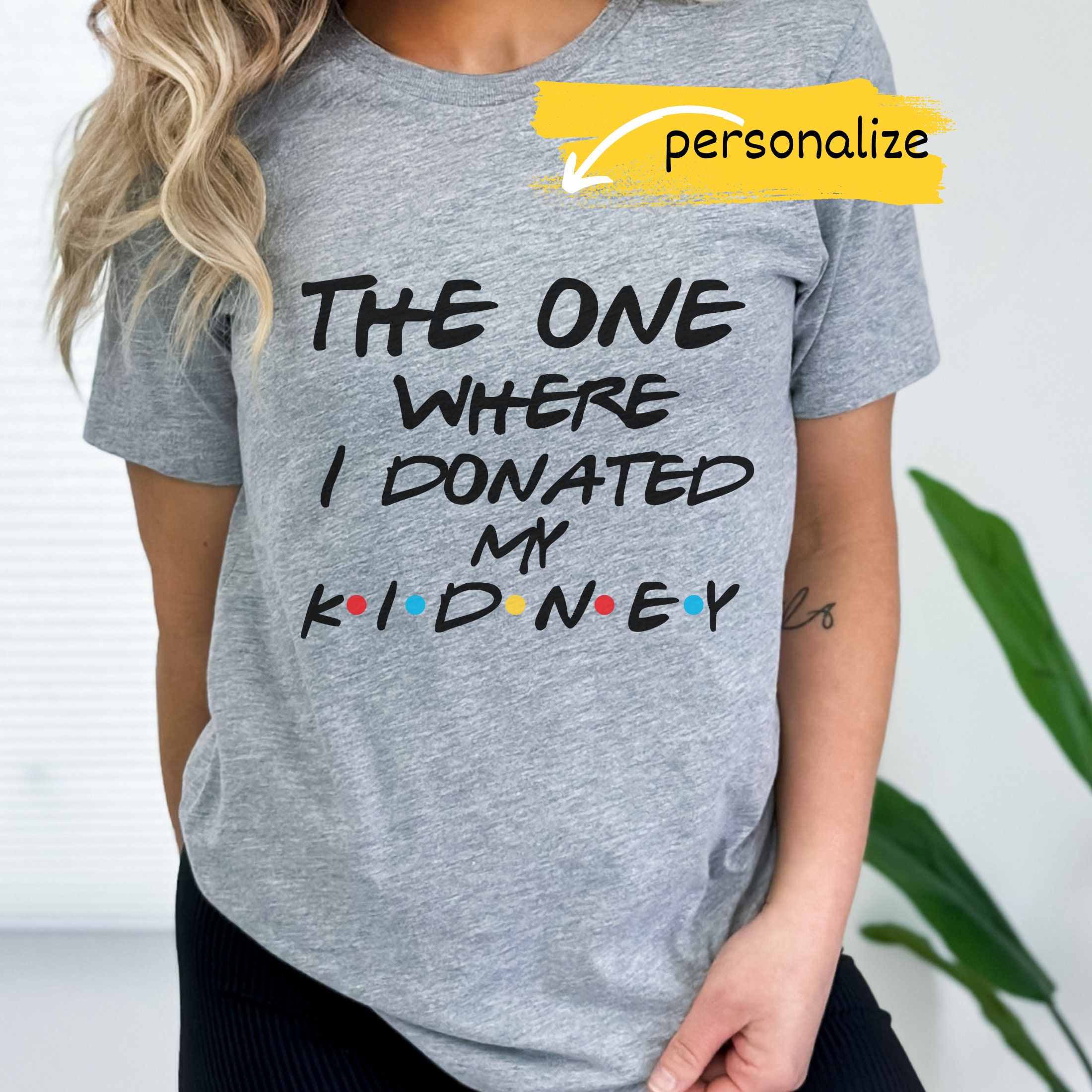 Organ Donor Shirt for Organ Donor T-shirt for Organ Donor Kidney Donor Kidney Transplant Kidney Recipient Organ Donor Thank You