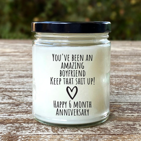 Made this for my boyfriend for our 6 month anniversary!  6 month  anniversary, Anniversary gift ideas for him boyfriend, Boyfriend  anniversary gifts