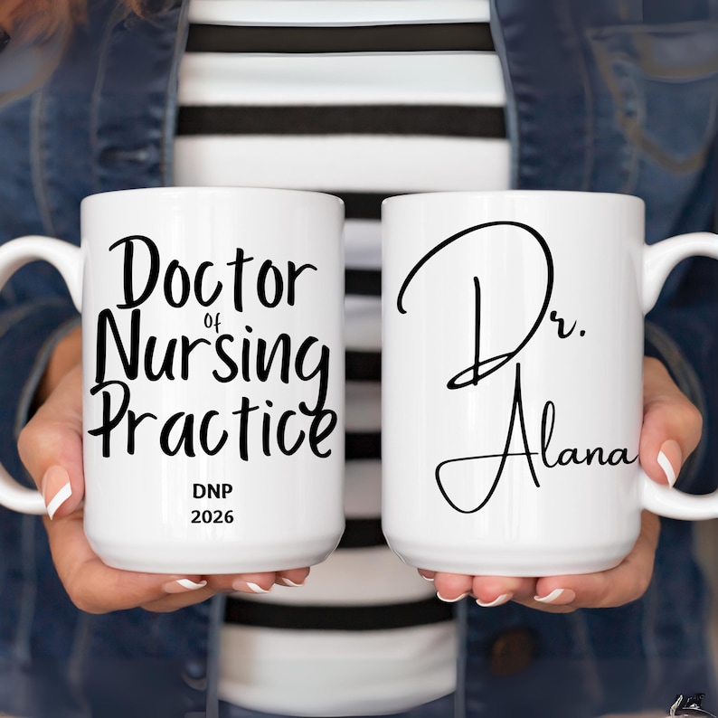 DNP Graduation Gift Nurse Practitioner Graduation Gifts Doctorate Graduation Doctor of Nurse Practitioner DNP Mug CNP Gift Gift for Dnp image 4