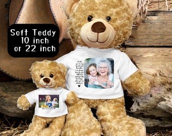 Sympathy Gift Custom Teddy Bear Memorial Gift for Child Teddy Bear Memorial Loss of a Child Keepsake Bear Loss of Loved One Memory Bear