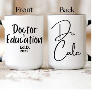 Doctor of education gifts edd graduation gift Customized edd graduation gift for her doctor of education gift edd mug ed.d doctorate