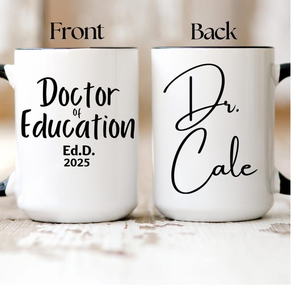 Doctor of education gifts edd graduation gift Customized edd graduation gift for her doctor of education gift edd mug ed.d doctorate
