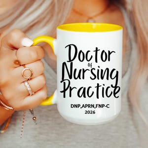 DNP Graduation Gift Nurse Practitioner Graduation Gifts Doctorate Graduation Doctor of Nurse Practitioner DNP Mug CNP Gift Gift for Dnp image 7