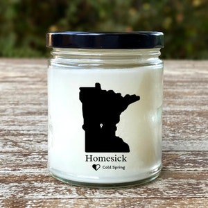 Homesick Candle College Student Gift Moving Gift Homesick Gift State candle State Candle, State candle Gift, Graduation Gift