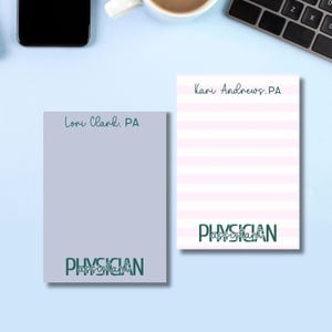 Physician Assistant Gift Pa Preceptor Gift Physician Assistant NotePad PA Graduation Gift PA school Gift notepad PA Personalized Post-it®