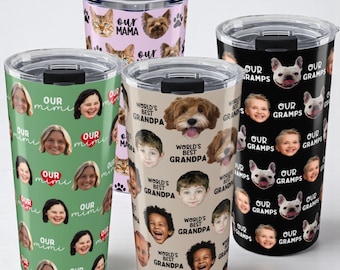 Custom Tumbler With Face Custom Coffee Tumbler Photo Gift Mug Personalized Mug Custom Travel Mug Coworker Leaving Gift Baby Face Tumbler