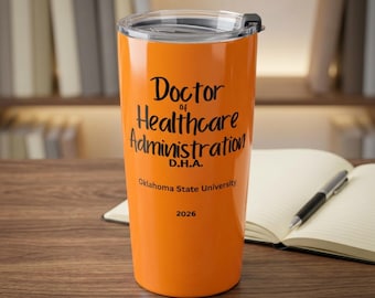 Doctor of Healthcare Administration DHA Degree Healthcare Administration School Graduation Gift Personalized Gift for Doctor