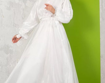 RUZGAR Modest Occasional Fairy Dress, Nikah, Wedding, Graduation