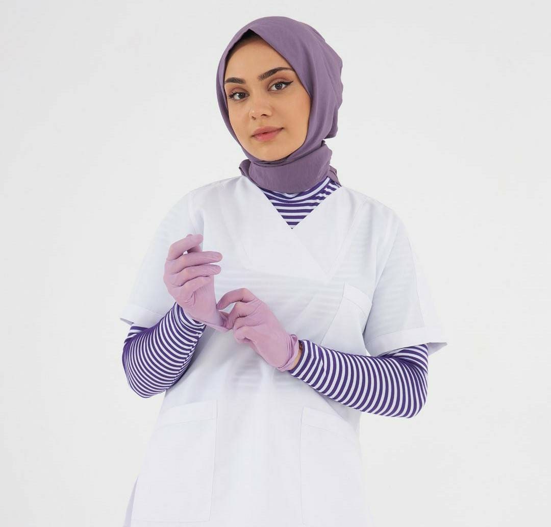 RUZGAR Crinkle Hijab Scrub Cap/ Casual/ Professional/ Ready to