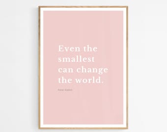 Motivational Quote Print | Pink Wall Art (Digital Download)