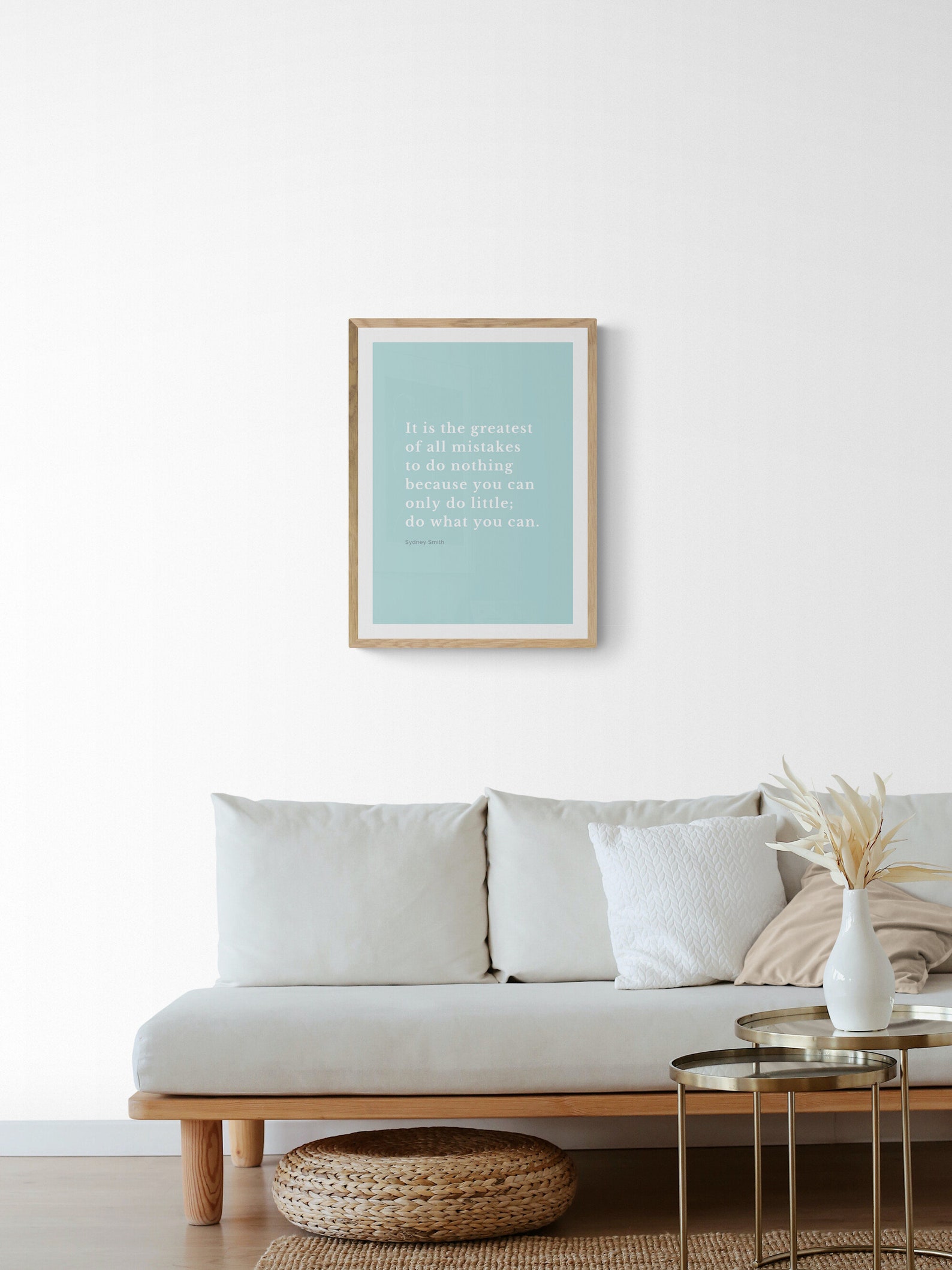Motivational Quote/wall Art/digital Download/blue/it is the Greatest ...