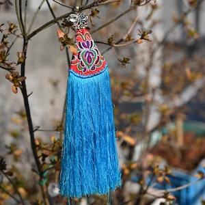 Unique Hmong Miao ethnic embroidery,Tribal Necklace, Hmong Chinese ethnic jewel,Personalized Gifts for Her
