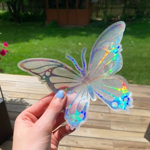 Butterfly Suncatcher Window Cling, Rainbow Window Prism, Window Suncatcher Decal, Rainbow Maker, Butterfly, Suncatcher Sticker, Unique Gift