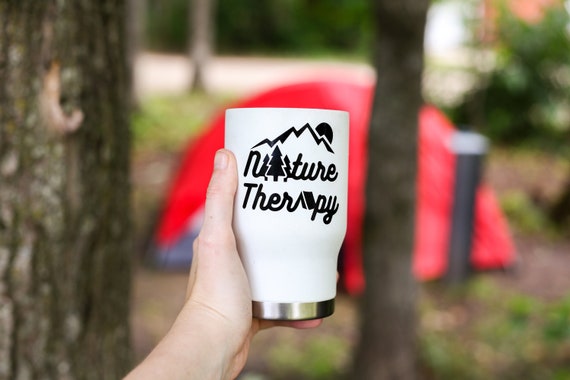 Nature Therapy Vinyl Decal Car Decal Laptop Decal Tumbler - Etsy