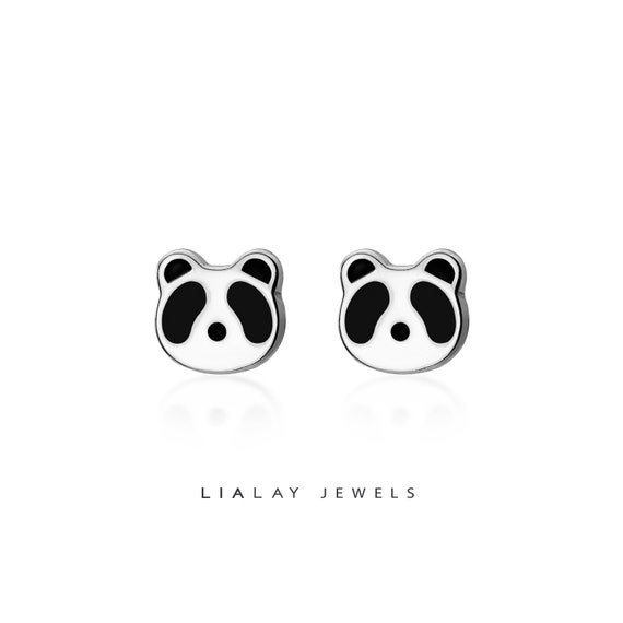 Gold plated Panda studs Gold plated Panda studs