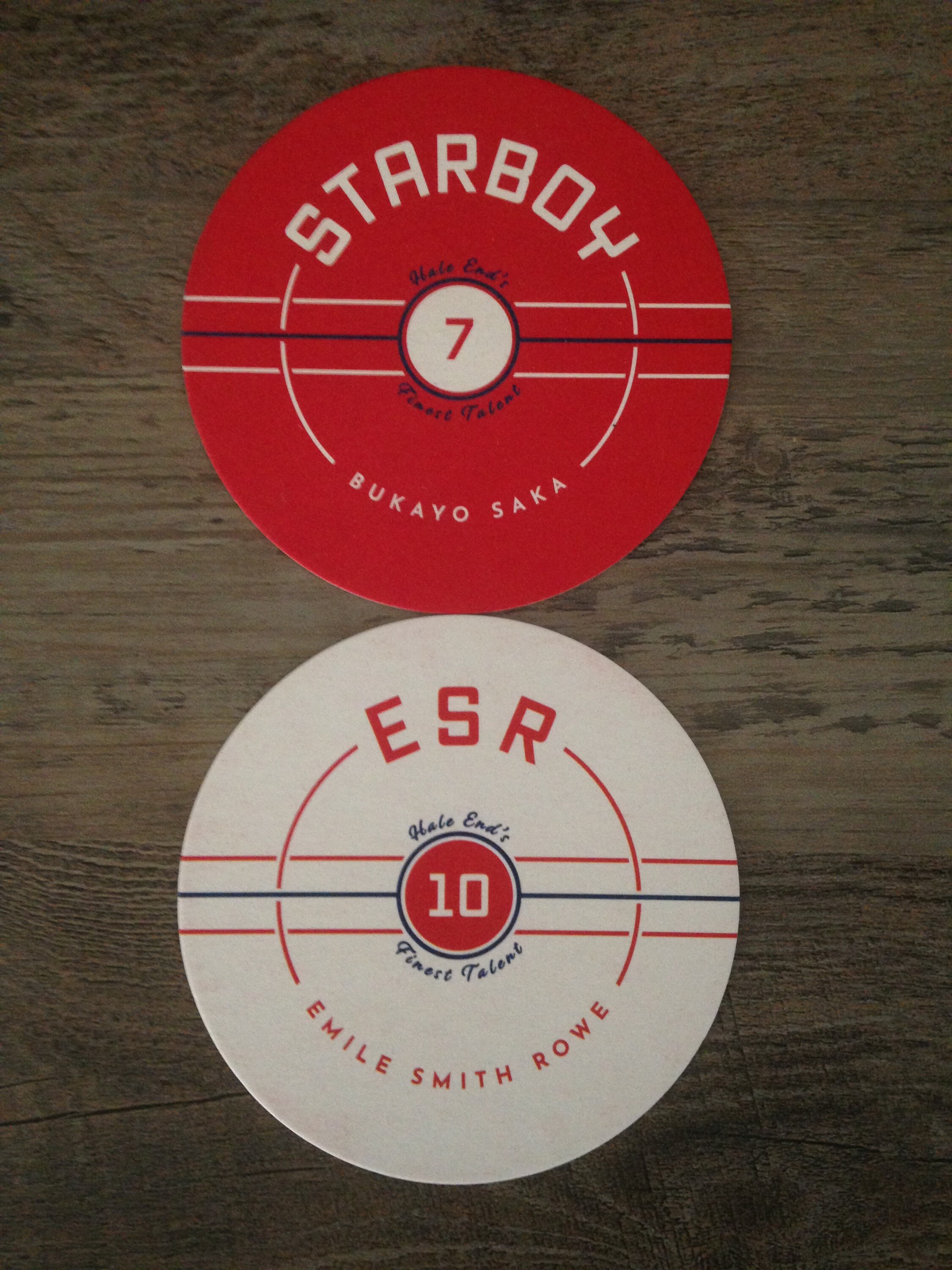 Arsenal FC Drinks/beer Mats - Pack of 10 - Limited Edition! New Designs ...