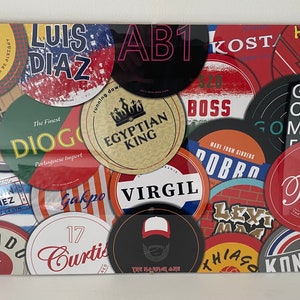 Liverpool FC &#39;Drinks Mats&#39; Print