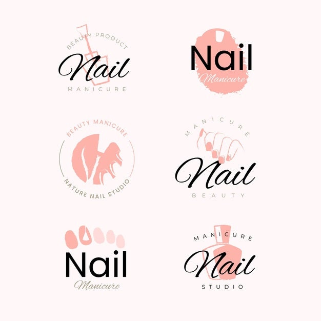 Nail Logo Design CustomPersonnalized Nail Logo DesignNail Etsy