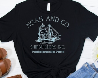 Noah's Ark Shipbuilding Co. T-shirt: Funny Christian Tee