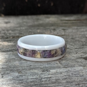 Triple Crystal Inlay Ring - Clearance