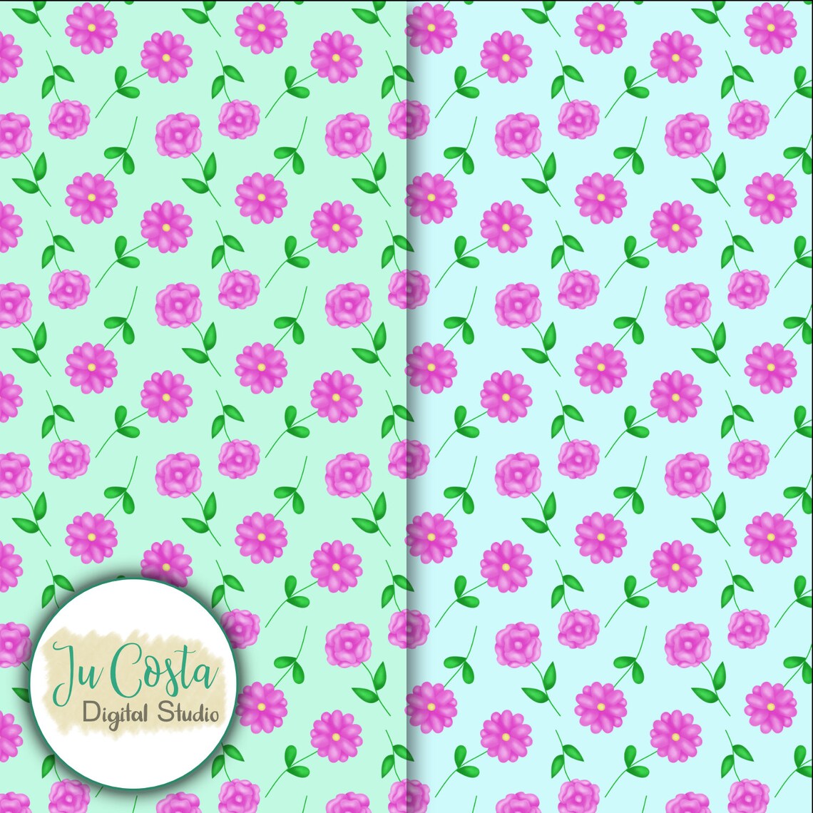 Buy Gardening Digital Paper. Scrapbook Digital Paper. Garden Tools