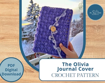 Crochet Pattern: The Olivia Journal Cover; Made-to-Measure (PDF Download)