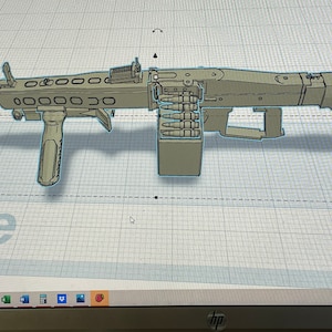 3D Printed MG42 - Para version - For 1/144 scale gundam models