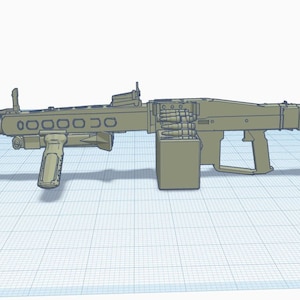 3D Printed MG42 - Para version - For 1/100 scale gundam models Active