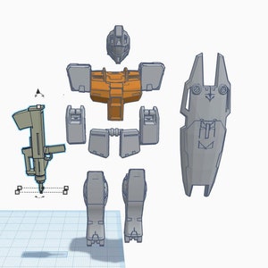 Entry Grade - GM Command  (Resin Conversion kit for the Entry Grade RX78 Gundam)