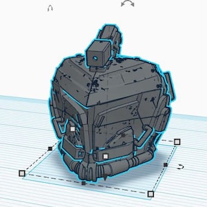 Titanfall/Apex Holo Pilot Helmet - 3D printed for HG Gundam (1/144)