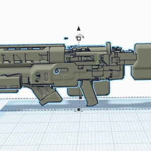 Titanfall/Apex Sidewinder - 3D gedruckt für HG Gundam (1/144)