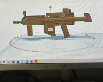 Custom Redesigned Zaku F2 Rifle- Para Version - For 1/144 Scale Gundam Models