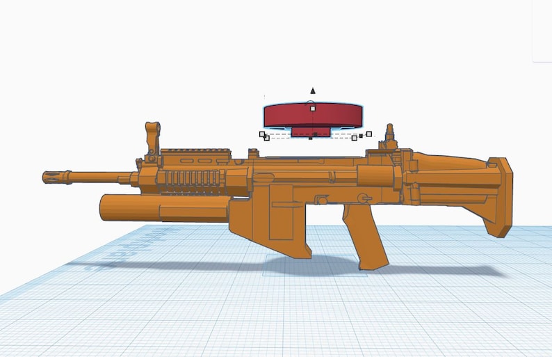 Custom Redesigned Zaku F2 Rifle- Under Barrel Grenade Launcher - for 1/ ...