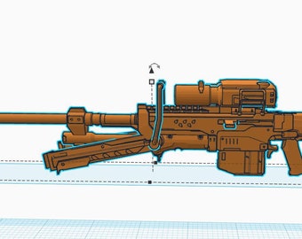 HG System 99D Anti-'Matériel' Sniper Rifle (1/12 scale, 1/144 scale)