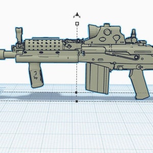 Custom designed Assault rifle - SF Version - For 1/100 Scale Gundam Models