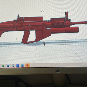 Custom Redesigned Zaku F2 Rifle- Under barrel Grenade Launcher - For 1/144 Scale Gundam Models