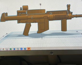 Custom Redesigned Zaku F2 Rifle- Para Version - For 1/100 Scale Gundam Models