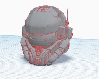 Titanfall/Apex Jack Cooper/Captain Anderson Pilot Helmet - 3D printed for HG Gundam (1/144)