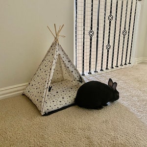 Bed For Rabbit Pet Tent Hidey House Teepee For Guinea Photo Inspiration