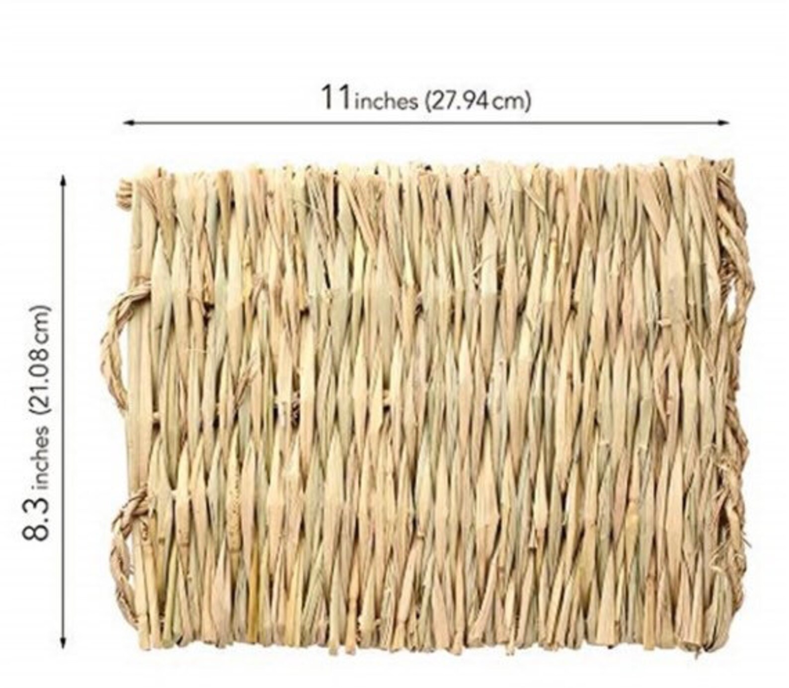 Timothy hay handwoven grass mat for small animals rabbits Etsy